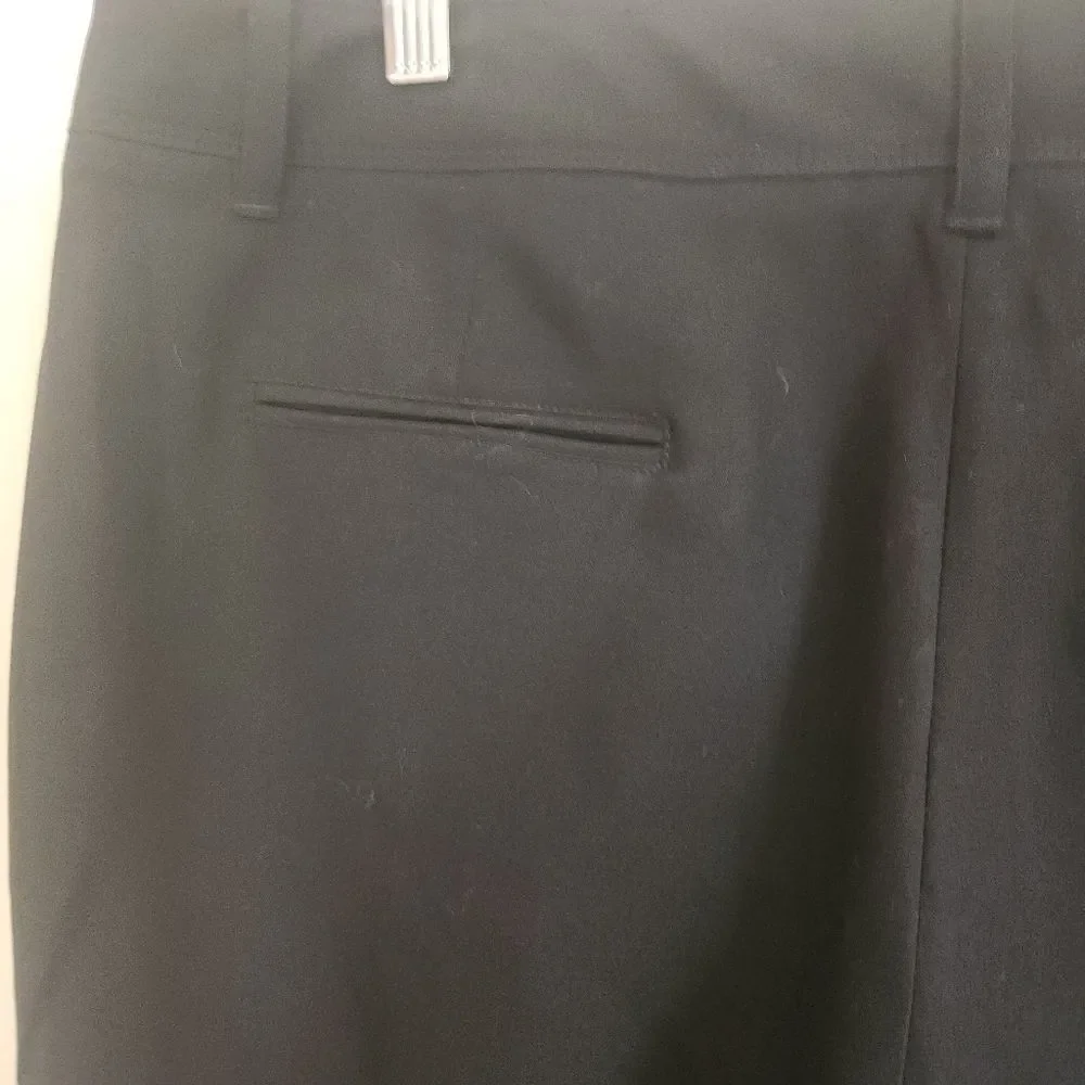 P39 Zac & Rachel black cropped dress pants pockets button detail @ cuffs - Picture 12 of 15